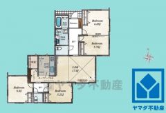 3LDK、土地面積245.87平米、建物面積100.25平米