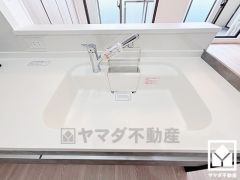 清潔感あふれるシンクで、毎日を気持ちよくスタート。