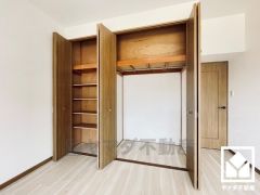 全居室収納付き。お部屋の広さを最大限に活用できます。