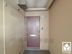 玄関ドアは防犯性に優れたダブルロックドアです。