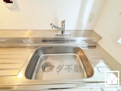 清潔感あふれるシンクで、毎日を気持ちよくスタート。