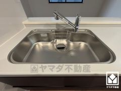 清潔感あふれるシンクで、毎日を気持ちよくスタート。