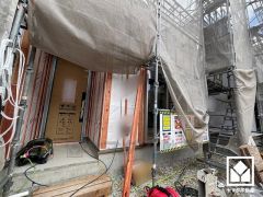 玄関にはシューズボックスを完備。家族の靴もしっかり収納できるので、玄関がいつも片付き、気持ちよくお客様を迎えられます。ご成約でヤマダポイントプレゼント中です。お問合せお待ちしております。