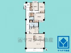 ご希望のプランで新築並みにフルリノベーションしてお渡しいたします。Bプランは洋室4部屋で用途やライフスタイルの変化に合わせやすいの4LDKプランです。