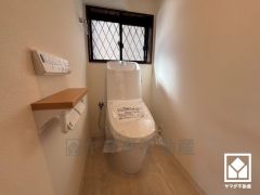 トイレが1階と2階にあるので、朝の忙しい時間にも混雑せず快適です。