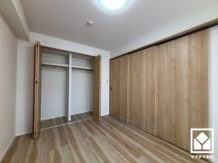 全居室にクローゼットがございますので、お部屋の広さを最大限に活用できます。