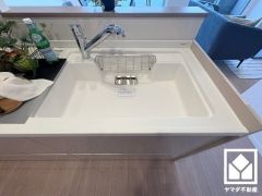 清潔感あふれるシンクで、毎日を気持ちよくスタート。