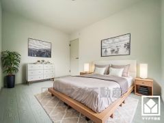 実写真と間取り図からCG再現した「空室リフォームイメージ」に家具などをCG合成しており、実際と異なります