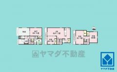 2SLDK、土地面積70.18平米、建物面積100.19平米、木造3階建。2026年5月中旬完成予定。