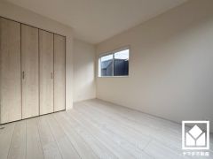 お子様のお部屋などにも丁度良い広さです。全居室にクローゼットがございますので、お部屋の広さを最大限に活用できます。