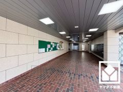 広々とした明るいエントランス。綺麗に整備されており、帰宅時や来客時にも気持ちの良い空間です。