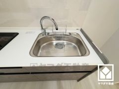 清潔感あふれるシンクで、毎日を気持ちよくスタート。