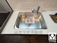 清潔感あふれるシンクで、毎日を気持ちよくスタート。