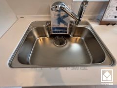 清潔感あふれるシンクで、毎日を気持ちよくスタート。