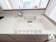 清潔感あふれるシンクで、毎日を気持ちよくスタート。