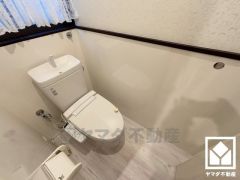 トイレが1階と2階にあるので、朝の忙しい時間にも混雑せず快適です。