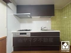 調理に手間がかかりがちな肉や魚を、短時間でサッと焼き上げることができるグリル付き。換気効率が高くお手入れしやすいスリム型のレンジフードも完備。スッキリとしたスタイリッシュなデザインも魅力の一つです。