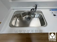 清潔感あふれるシンクで、毎日を気持ちよくスタート。