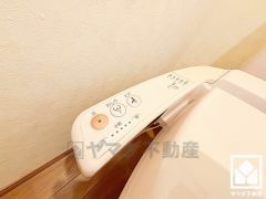 トイレが1階と2階にあるので、朝の忙しい時間にも混雑せず快適です。