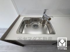 清潔感あふれるシンクで、毎日を気持ちよくスタート。