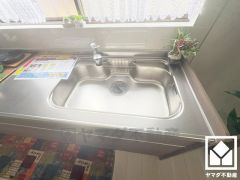 清潔感あふれるシンクで、毎日を気持ちよくスタート。