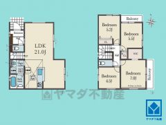 4LDK、土地面積94.92平米、建物面積96.87平米、木造2階建。2026年6月末完成予定。