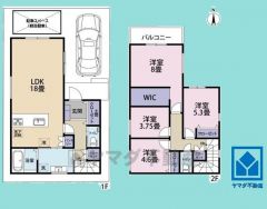 4LDK、土地面積99.22平米、建物面積102.91平米、木造2階建。2025年11月末完成予定。