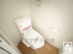 トイレが1階と2階にあるので、朝の忙しい時間にも混雑せず快適です。