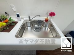 清潔感あふれるシンクで、毎日を気持ちよくスタート。