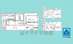 1SSLDK、土地面積41.81平米、建物面積72.9平米、木造3階建。2026年3月完成予定。