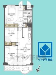 3LDK、専有面積71.88平米、バルコニー面積8.58平米、7階建て4階部分。