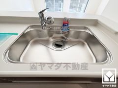 清潔感あふれるシンクで、毎日を気持ちよくスタート。