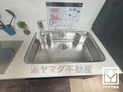 清潔感あふれるシンクで、毎日を気持ちよくスタート。