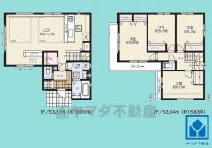 4LDK、土地面積106.58平米、建物面積105.55平米、木造2階建。2026年2月完成済み。西宮市石在町1期全1棟の1号棟です。