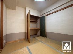約4.5帖の和室です。全居室収納付き。お部屋の広さを最大限に活用できます。