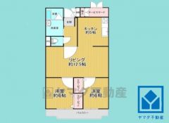 2LDK、専有面積71.71平米、バルコニー面積7.35平米、5階建て最上階。