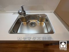 清潔感あふれるシンクで、毎日を気持ちよくスタート。