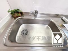 清潔感あふれるシンクで、毎日を気持ちよくスタート。