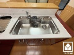 清潔感あふれるシンクで、毎日を気持ちよくスタート。