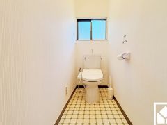 トイレが1階と2階にあるので、朝の忙しい時間にも混雑せず快適です。