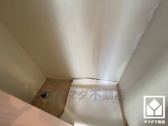 トイレ設置予定のスペースです。トイレが1階と2階にあるので、朝の忙しい時間にも混雑せず快適です。