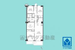 3SLDK、専有面積81.9平米、バルコニー面積8.23平米、10階建て2階部分。耐震性・耐火性に優れたSRC造です。2025年12月上旬リフォーム済の大変綺麗なお部屋で、即ご入居いただけます。
