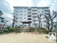 キッチンは空間を有効活用できる壁付けタイプ。フロアキャビネットや吊戸棚など収納スペースが充実しており、スッキリとした空間が保てます。