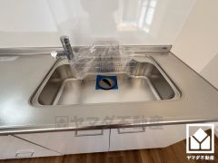 清潔感あふれるシンクで、毎日を気持ちよくスタート。