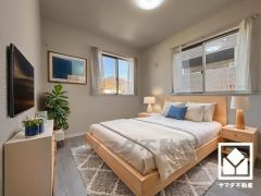 実写真と間取り図からCG再現した「空室リフォームイメージ」に家具などをCG合成しており、実際と異なります。