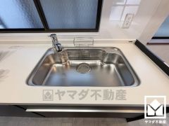 清潔感あふれるシンクで、毎日を気持ちよくスタート。