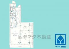 2LDK、専有面積70.17平米、バルコニー面積12.95平米