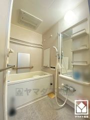 1日の疲れを癒す浴室でゆったりリフレッシュ。