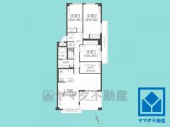 3SLDK、専有面積94.98平米、バルコニー面積16.27平米、6階建て5階部分。