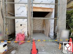 プライバシー・採光に配慮された2階リビングです。